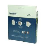 Renson 1069261 - mechanische ventilator cover (9x12-dia 125) 92g (grijs) | 2 stuks