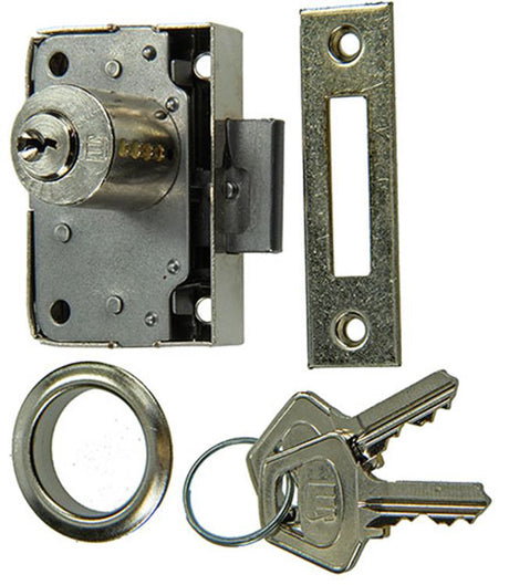 Mack 1015831 - 1 oplegcilinder meubelsl.l r vernikkeld 20 mm | 5 stuks