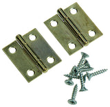 Mack 1013502 - 2 smalle scharnieren messing h 25 x b 18 mm | 5 stuks