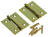 Mack 1013503 - 2 smalle scharnieren messing h 40 x b 32 mm | 5 stuks