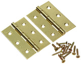 Mack 1013571 - 2 zware scharn. vermessingd h 75 x b 50 mm | 5 stuks