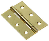 Mack 1013571 - 2 zware scharn. vermessingd h 75 x b 50 mm | 5 stuks