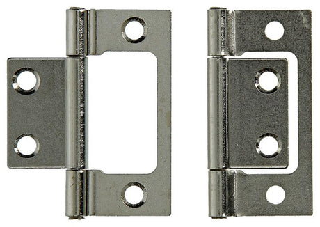 Mack 1013560 - 2 scharnieren voor vouwdeur vernikkeld h 50 x b 40 mm | 5 stuks