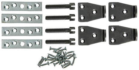 Mack 1013348 - 4 hamburger kastverbindingen haak + plaat | 5 stuks