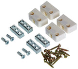Mack 1015832 - 4 paneelverbinders trapez wit | 5 stuks