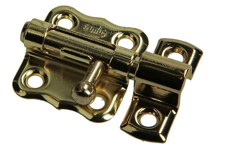 Mack 1015934 - 1 amerikaanse grendel vermessingd a 30 - b 15 mm | 5 stuks