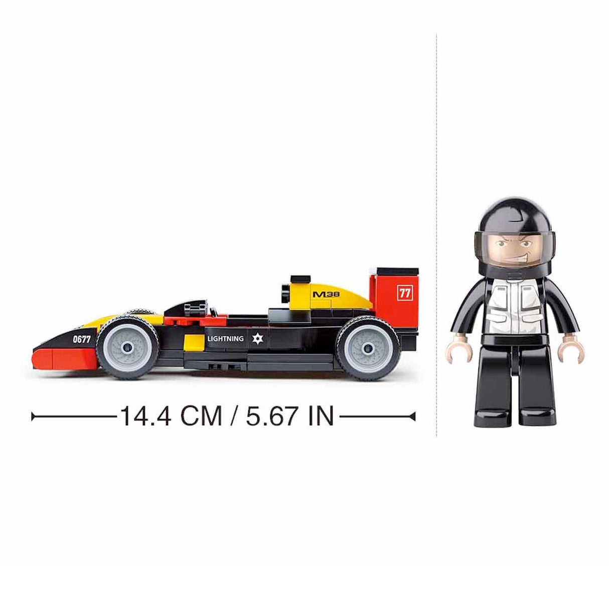 Voiture de course du club automobile Sluban - 120 pcs.