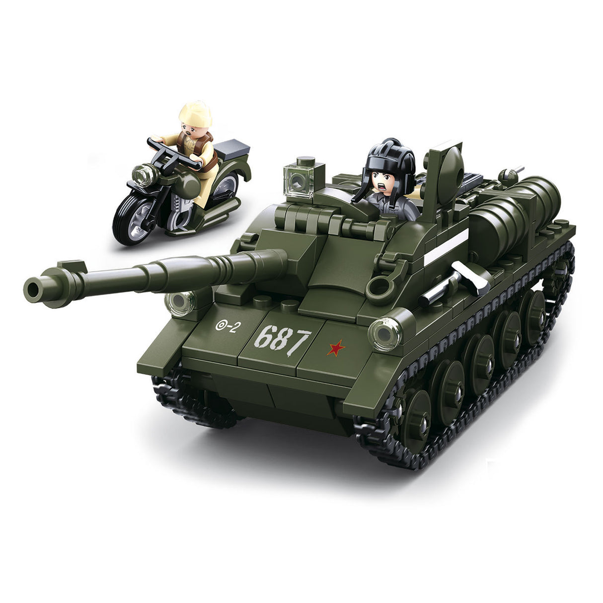 SLUBAN WWII-SU-85 ALLIED ANTI-TANK Tank