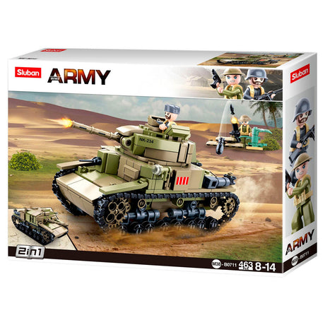 Sluban WWII - Char italien 2en1 - 463 pcs.