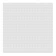 Socle en briques Sluban - plaque de base plaque de base plaque de construction pour blocs de construction blanc - 32x32 goujons - 25,6 x 25,6 cm m38‑b0833b à partir de 4 ans