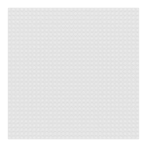 Socle en briques Sluban - plaque de base plaque de base plaque de construction pour blocs de construction blanc - 32x32 goujons - 25,6 x 25,6 cm m38‑b0833b à partir de 4 ans