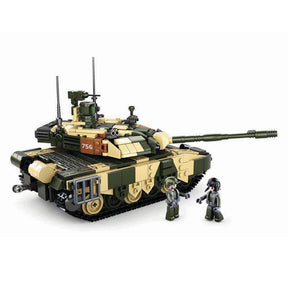 Sluban modèle briques armée grands jouets de construction de char de combat – ensemble de construction modèle de construction – boîte de construction avec 758 blocs de construction – m38-b0756 à partir de 8 ans