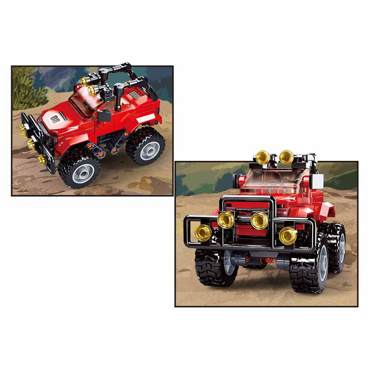 Sluban Red Offroader