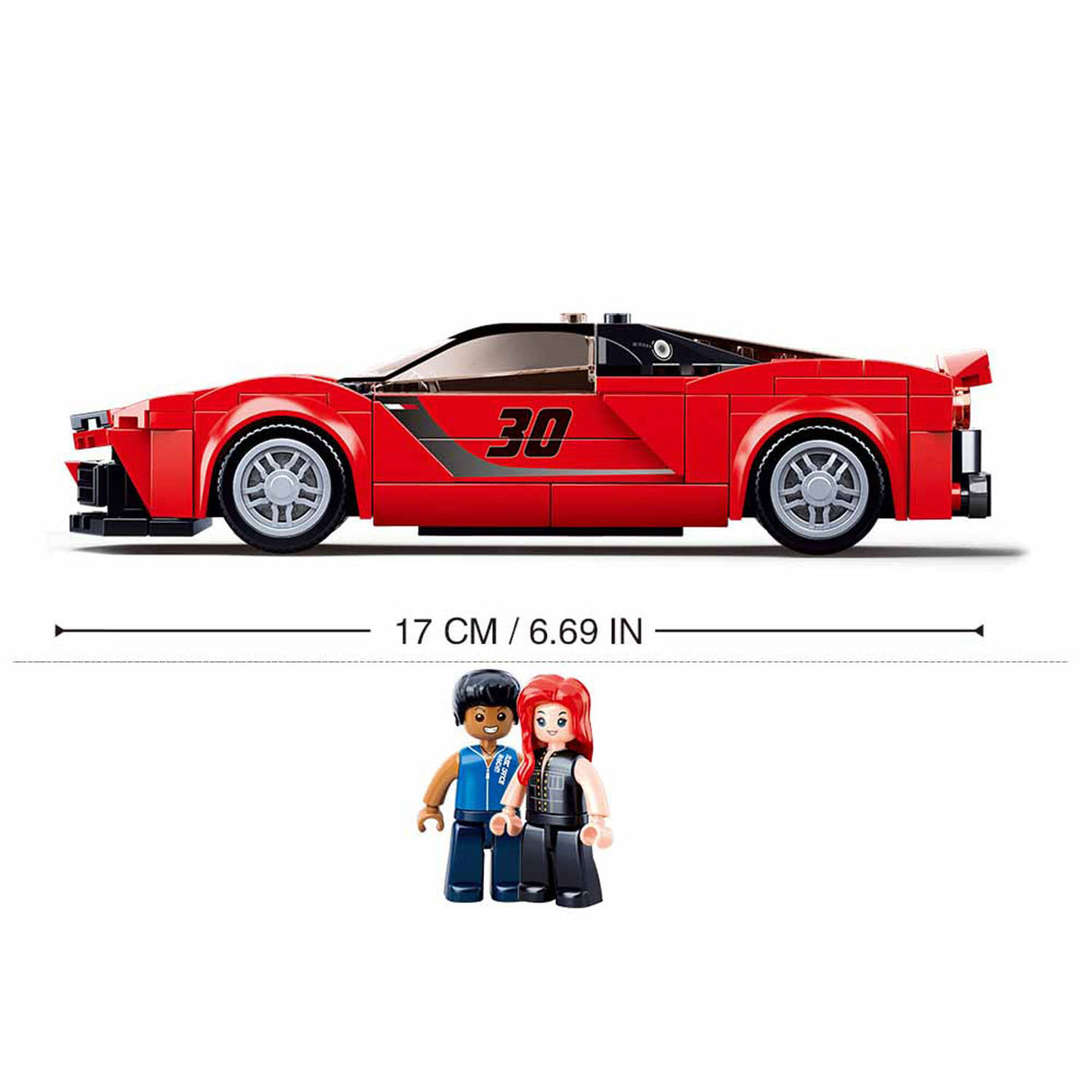 Supercar italienne Sluban rouge - 262 pcs.