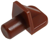 Mack 1015841 - 20 plankdragers kunststof bruin ø 6 mm | 5 stuks