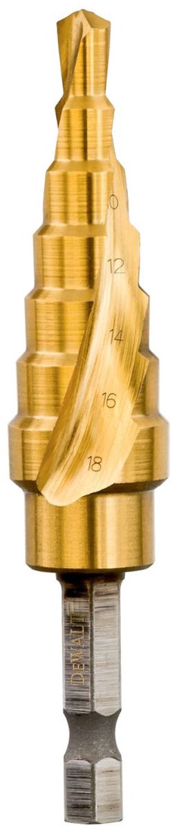Accessoires Dewalt-perceuse à métaux, étape par étape, diamètre 6-18mm dt5027