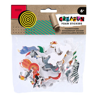 Creafun autocollants mousse ferme | 6 pièces