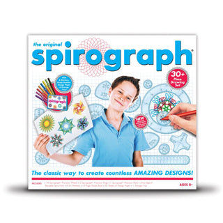 Coffret de jeu spirographe avec marqueurs