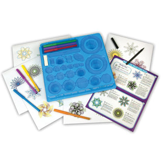 Coffret de jeu spirographe avec marqueurs