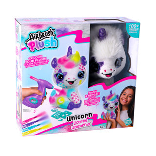 Licorne en peluche aérographe | 4 pièces