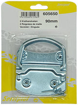 Mack 1013564 - 2 kisthandvaten verzinkt 90mm | 5 stuks