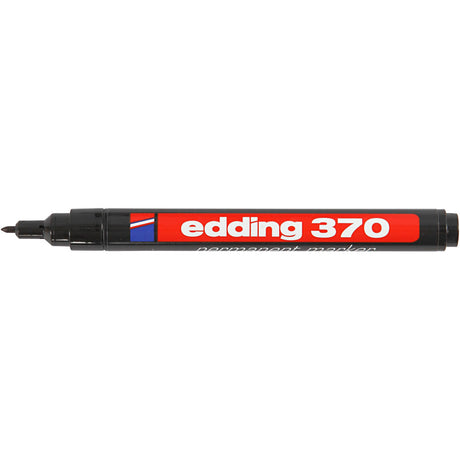 Marqueur Edding 370, largeur de trait 1 mm, noir, 1 pièce