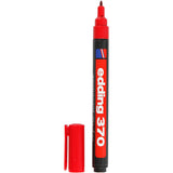 Marqueur Edding 370, largeur de trait 1 mm, rouge, 1 pièce