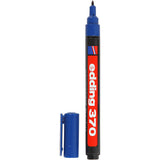 Marqueur Edding 370, largeur de trait 1 mm, bleu, 1 pièce