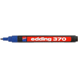 Marqueur Edding 370, largeur de trait 1 mm, bleu, 1 pièce