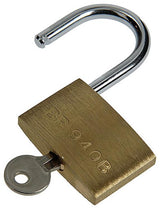 Mack 1014074 - hangslot met cilinder messing 40 mm | 10 stuks