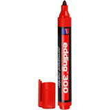 Marqueur Edding 300, largeur de trait 1,5-3 mm, rouge, 1 pièce