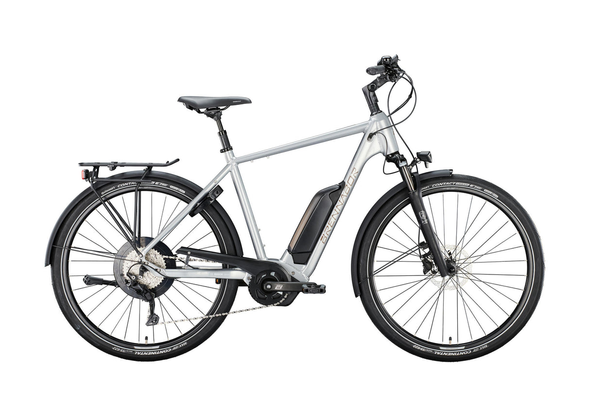 Vélo de randonnée électrique Brennabor T-38e mod. 24 randonnées en vélo électrique. t-38e 28 50 il. 8sp. marron argenté