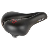 Selle Velo peluche gel elasto city 254x200mm noir sur carte