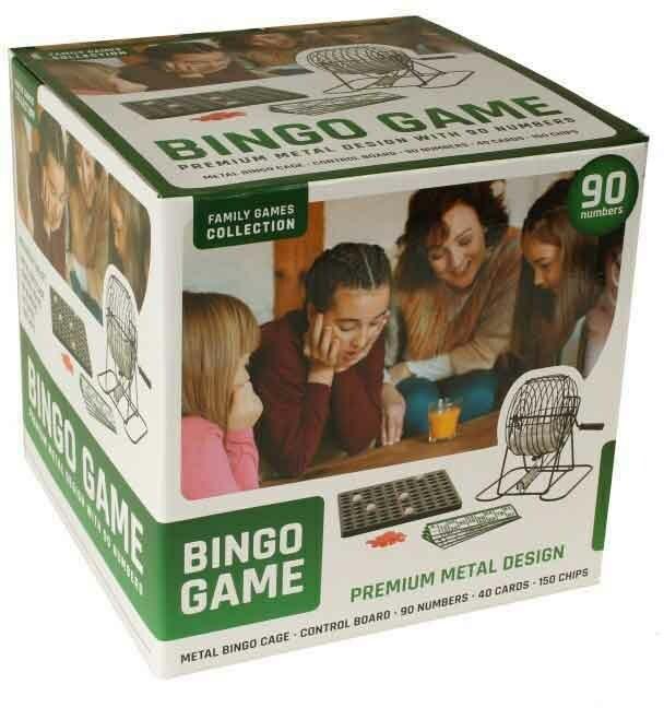 Bobine de bingo en métal Cilgro avec 90 numéros