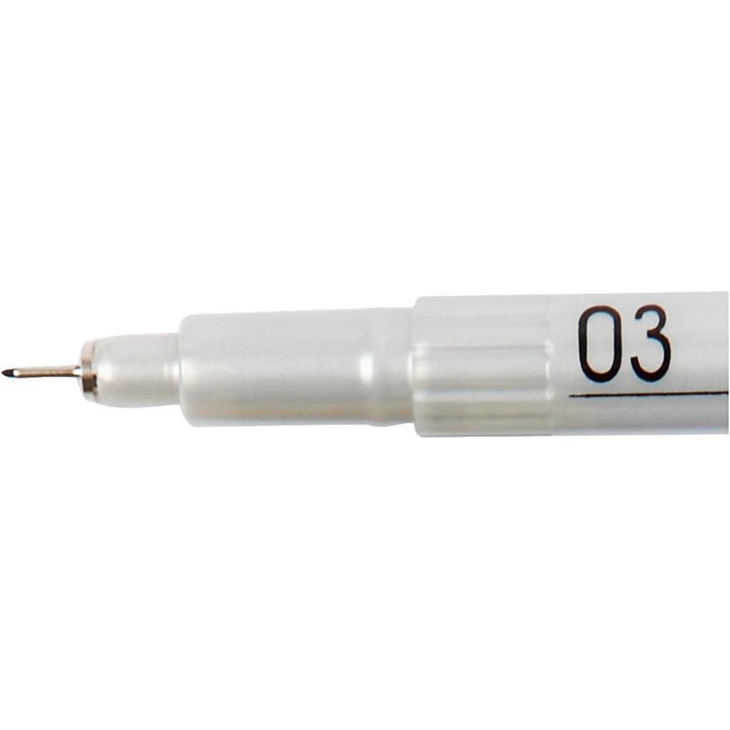 Stylo à dessin médaillon, largeur de trait 0,3 mm, noir, 1 pièce