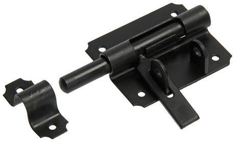 Mack 1013735 - 1 hangslotgrendel zwart 80mm | 5 stuks