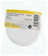 Mack 1014494 - 1 potje voor kabeldoorvoer wit ø 60 mm | 10 stuks