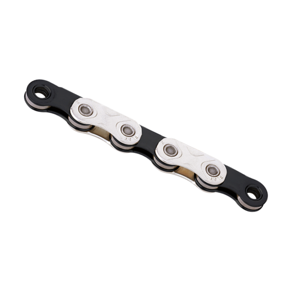 Kmc ketting x-flat waxed 12 13 speed - 126l - zilver zwart