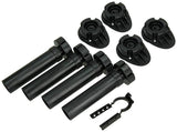 Mack 1014496 - set van 4 sokkelpoten kunststof 150 mm | 10 stuks