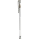 Stylo gel Creativ company, largeur de trait 0,8 mm, argent, 6 pièces 1 boîte