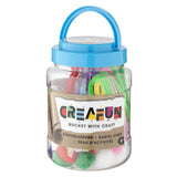 Seau Creafun avec articles de loisirs 2 assortis | 6 pièces