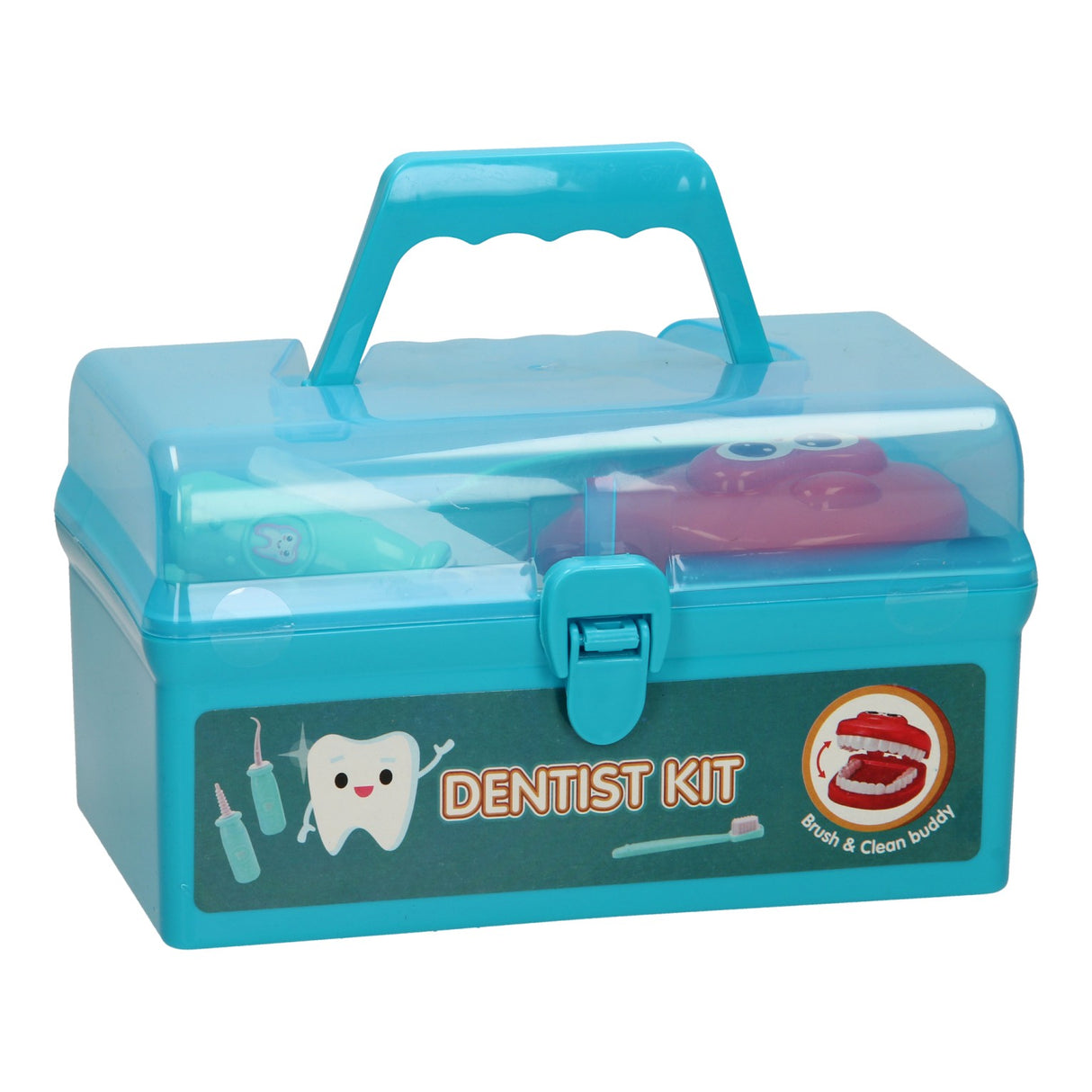 Dentist play set in suitcase