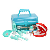 Dentist play set in suitcase