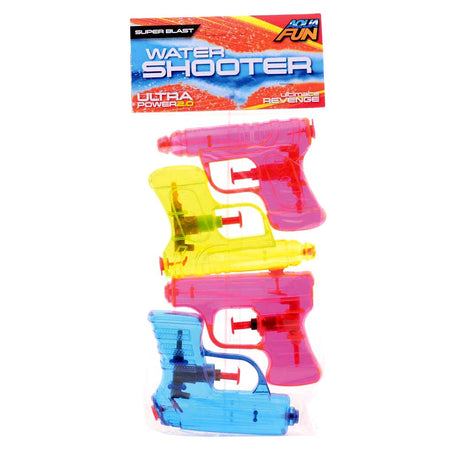 Johntoy pistolet à eau jouet John, paquet de 4 ± 11 cm