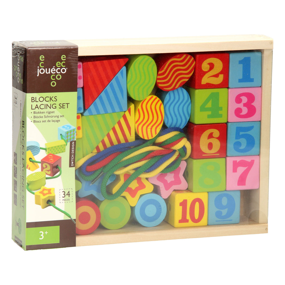 Ensemble de perles en bois Jouéco Jouéco