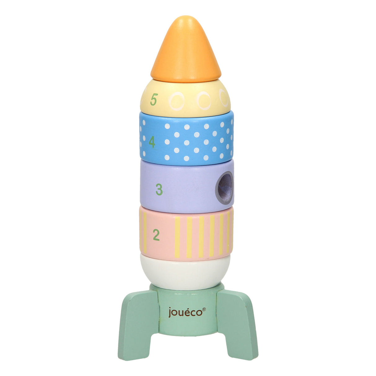 Joueco wooden pile rocket