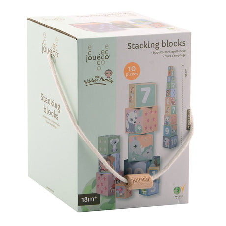 Joueco Stacking bloque les animaux sauvages, 10dlg.