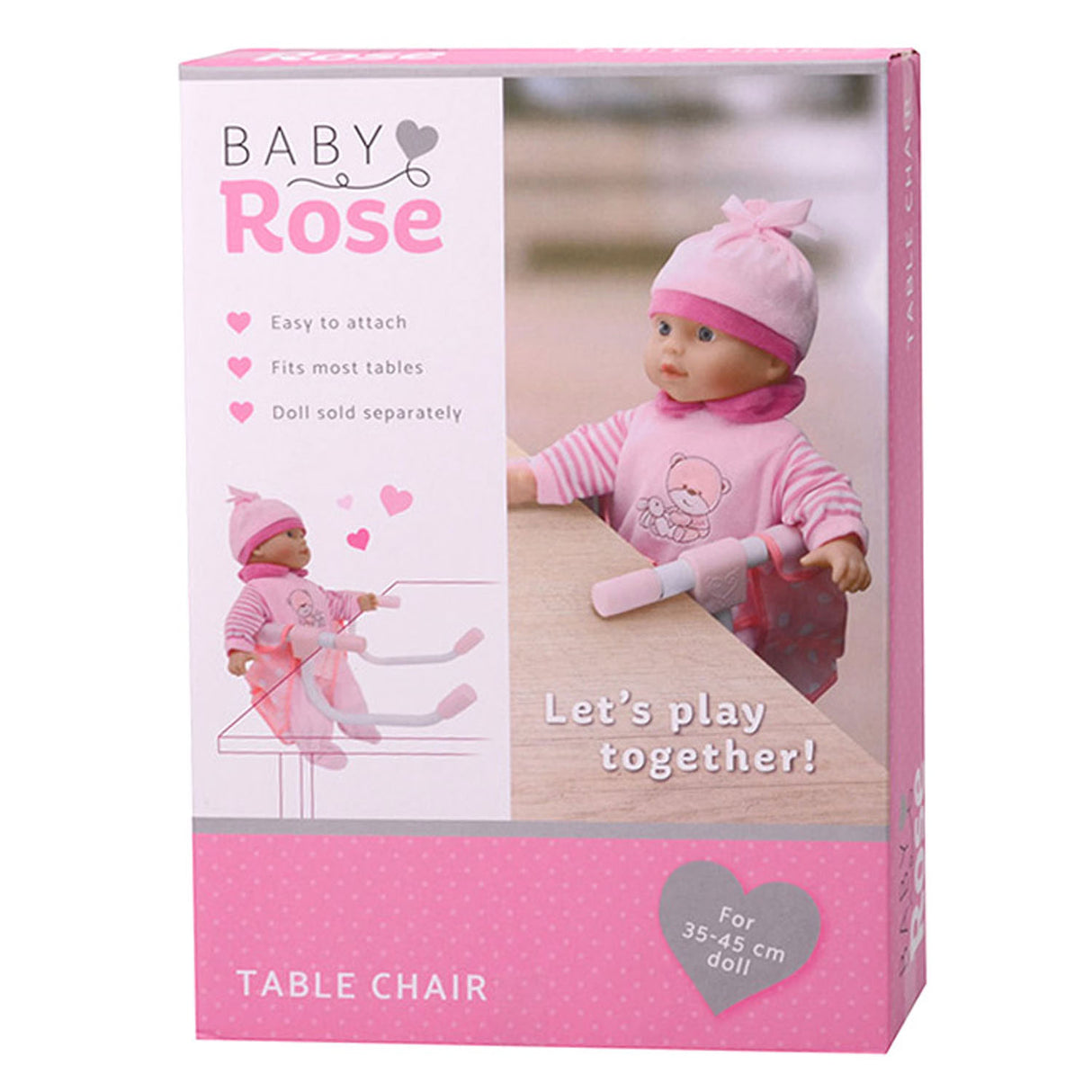 Baby Rose Tischstuhl