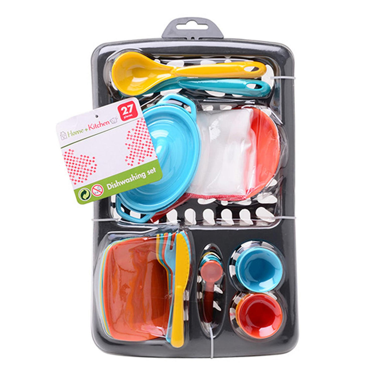 Ensemble de vaisselle de cuisine domestique Johntoy, 27 pièces.