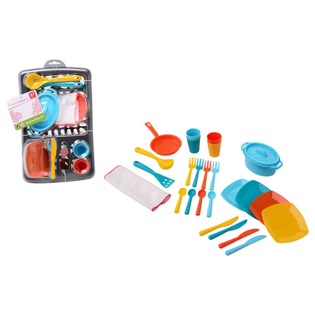 Ensemble de vaisselle de cuisine domestique Johntoy, 27 pièces.